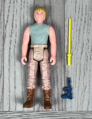 Star Wars - Stan Solo - Luke Skywalker (Dagobah Training) Yellow Saber - loose