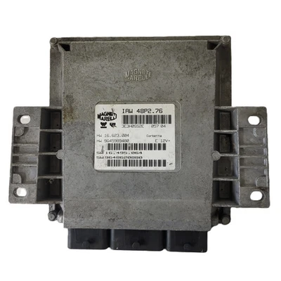 Peugeot 206 1.1 ECU / IAW 48P2.76 / SW 9648620880 / HW 9645989480 - Immagine 1 di 3