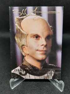 1996 Skybox Babylon 5 | Carta autografa firmata Bill Mumy #12 Lennier - Foto 1 di 5