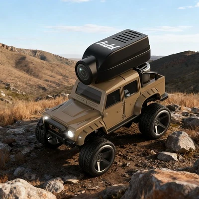 Mini RC 1/64 Racing Car 480P HD Camera 2.4G APP Control On-Road Car - Image 1 of 4