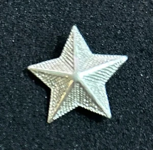 U.S. Army Brigadier General O-7 Silver Star Pin – Rank Insignia – Clutch Back - Picture 1 of 3