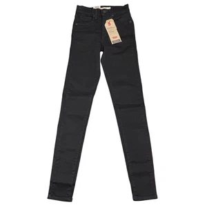 NWT LEVI'S Mile High Super Skinny Jean Size 24 Black - Picture 1 of 6