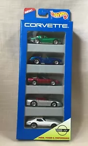 1995 Hot Wheels Gift Pack, 5 Cars, Corvette NRFB, Various Models, Good Boxes - Picture 1 of 9
