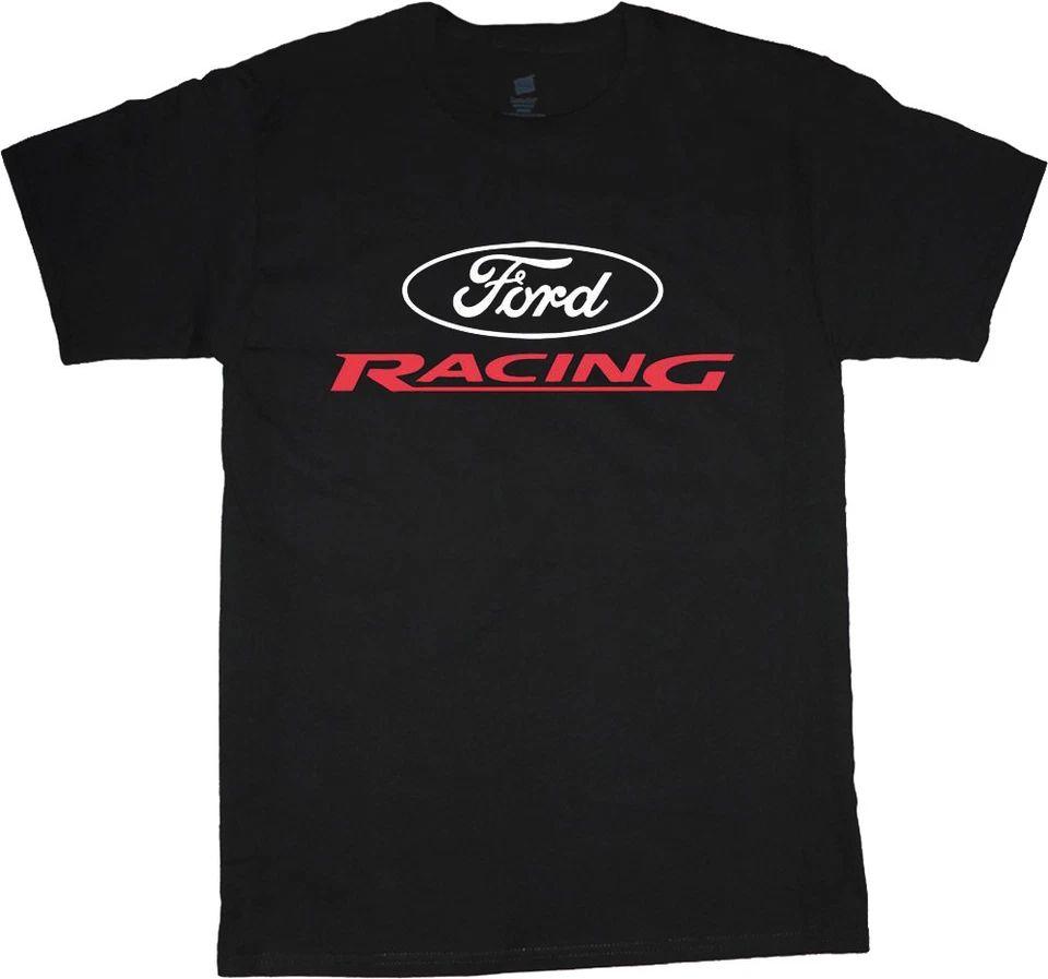 Big and Tall t-shirt Ford Racing decal tee shirt for men gear clothing gifts - Image 1 of 1