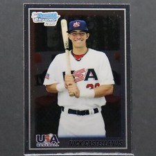 2010 Bowman Chrome USA Baseball Nick Castellanos Rookie Card (RC) #USA18-BC2