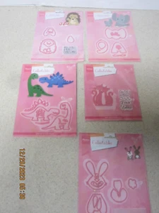 LOT OF 5 MARIANNE COLLECTIBLES CUTTING DIES CHRISTMAS BUNNY DINOSAUR ELEPHANT - Picture 1 of 12