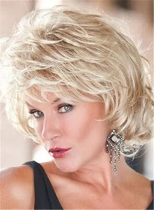 New Toni-Brattin Short Fluffy Layered Wavy Synthetic Hair Capless Wigs 10 Inches - Picture 1 of 5