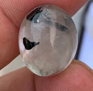 18.05 CT Ultra Rare Natural Quartz with black Rutile inclusion @Pakistan. - Picture 1 of 8
