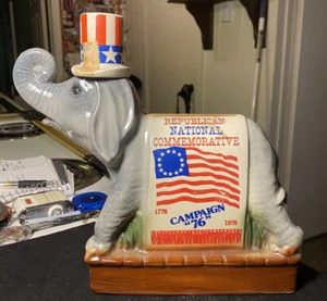 Vintage 1976 Political Party National Commerarative Decantars Ezra Brooks - Picture 1 of 8