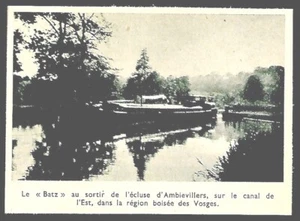 1954 -- PENICHE LE BATZ AU SORTIR ECLUSE D AMBIEVILLERS . 3S681 - Picture 1 of 1