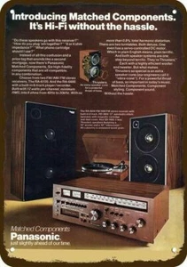1976 PANASONIC RA-6600 STEREO Vintage-Look ****DECORATIVE REPLICA METAL SIGN**** - Picture 1 of 1