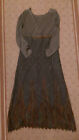 ausgefallenes Kleid HELLA ERLER Design ca. Größe 40 mit Pelerine