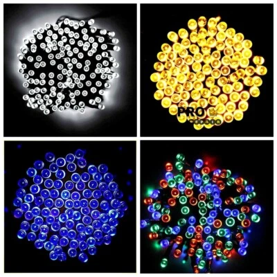 Solar String Lights Outdoor Garden Party Xmas Fairy Wedding Lamp 100 - 200 LED - Image 1 of 4