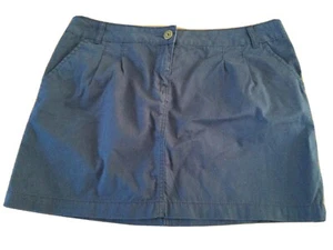 GEORGE Cotton Navy Blue Skirt U.K. 14 Eu 42 T1322 - Picture 1 of 3