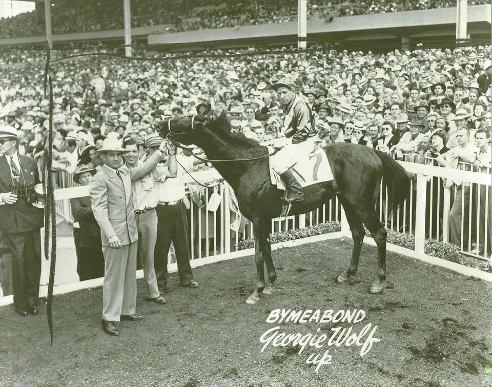 FOTO DE CARRERAS DE CABALLOS BYMEABOND 8X10 JOCKEY GEORGIE WOOLF Foto 1 de 1
