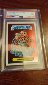 2013 Topps Garbage Pail Kids Chrome #23A Drippy Dan GPK Classificato PSA 9 - Foto 1 di 2