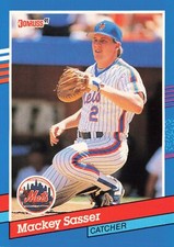 Mackey Sasser 1991 Donruss #136 New York Mets