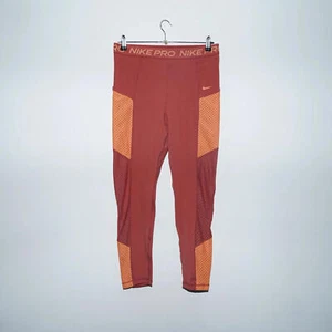 Womens Nike Pro Actiwear Casual Orange Leggings Size L - Large - Picture 1 of 8