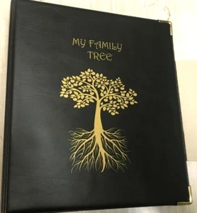 Carpeta de almacenamiento My Family Tree-History ref negra con capacidad metálica 4d 65 mm - Imagen 1 de 9