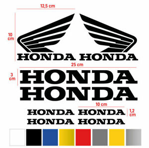Kit adesivi presenziati HONDA 8 pezzi disponibili vari colori per moto e scooter