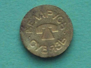 BELARUS 1990s Telephone token. Type #1 - Picture 1 of 2