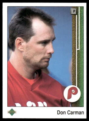 Don Carman 1989 Upper Deck #409 Philadelphia Phillies - Image 1 of 2
