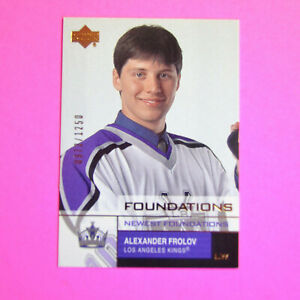 2002-03 Upper Deck Foundations /1250 Alex Frolov Alexander Frolov #155 Rookie RC