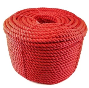 Cuerda multifilamento rojo de 8 mm 3 hebras Softline yate flotante barcos marinos amarre - Imagen 1 de 3