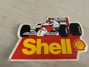 Adesivo sticker Mc Laren Shell F1 anni 80 vintage nuovo da collezione - Picture 1 of 2