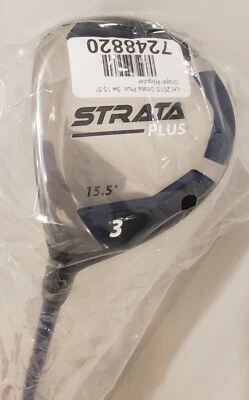 *NEW-LH* Strata Plus Golf #3 Wood 15.5° - By Callaway - Uniflex graph (no cover) - Image 1 of 4