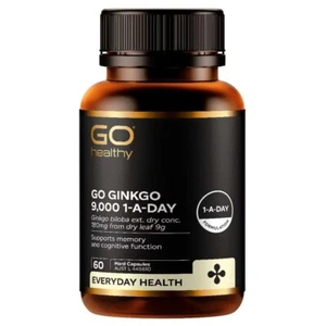NEW GO GINKGO 9000 1-A-DAY 60 Vege Capsules - Bild 1 von 1