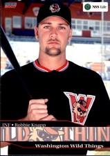 2007 Washington Wild Things Choice #9 Robbie Knapp Branford Florida FL Card