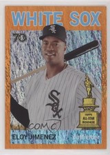 2021 Topps All-Star Rookie Cup Base Statue Orange Holofractor /25 Eloy Jimenez