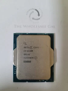 Intel Core i3-12100 3.30GHz 12MB Quad Core Socket FCBGA1700 CPU SRL62 "Untested" - Afbeelding 1 van 2