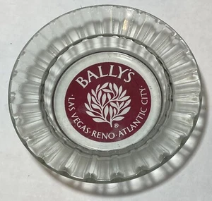 Vintage Ballys Casino Ashtray Las Vegas Reno Atlantic City Glass 4.25" - Picture 1 of 3