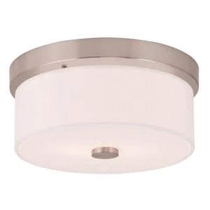 Livex Lighting Meridian Flush Mounts, Brushed Nickel - 50862-91 - Picture 1 of 1