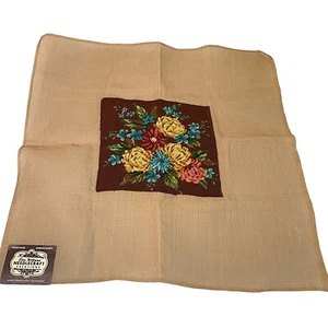 Vintage Elsa Williams Needlepoint Hand Embroidered Floral #1551 Completed - Picture 1 of 5