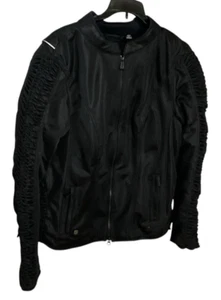 Chaqueta de montar Harley-Davidson Ozello Mesh negra talla L para mujer - Imagen 1 de 12