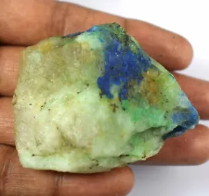 Azurit Malachit 182,65 ct/49 mm Natur Edelstein grob Anlagequalität - Bild 1 von 8
