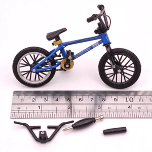 FLICK TRIX BMX Finger Bike PREMIUM DeathTrap Bicycle Miniature Diecast Toys Blue - Picture 1 of 5
