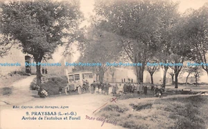 R276599 Prayssas L Et G Arrivee De l Autobus Et Forail No 9 Cayrou Boragno Agen - Picture 1 of 4