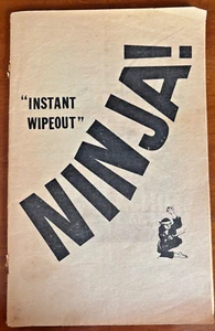 NINJA "INSTANT WIPEOUT" by Milton Lederman Sensei Vintage 44 Page Paperback - Picture 1 of 9