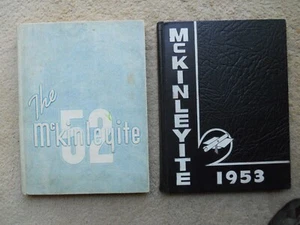 2!  McKinley High School 1952 and 1953 Yearbooks - Picture 1 of 3