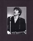 8X10" Matted Print Photo The Beatles 1964 Picture: John Lennon Playing Singing