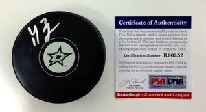 VALERI NICHUSHKIN FIRMADO POR DALLAS STARS DISCO PSA/ADN NOVATO CERTIFICADO DE AUTENTICIDAD - Imagen 1 de 3