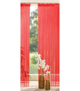 Fadengardine, Tunneldurchzug, 250x145, Rot - Bild 1 von 3