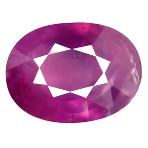 Piedra preciosa natural de zafiro rosa sin calefacción de corte ovalado excepcional de 0,76 quilates (7 x 5 mm) - Imagen 1 de 1