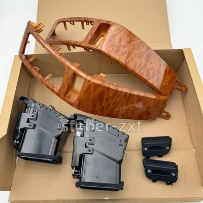 Panel de acabado de ventilación de aire de instrumento adorno para Lexus GX470 2003-2009 Toyota Prado Foto 1 de 4