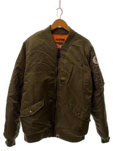 A BATHING APE (BAPE) Giacca da volo A BATHING APE kaki XXL usata