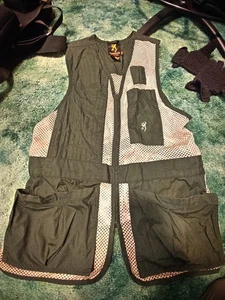 Browning Reactar Shooting Vest Medium Mesh Green Shooting Hunting - Picture 1 of 3